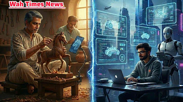 Traditional Artist Learning Smart Work with AI AI for Artists Smart Work Secrets New Tech