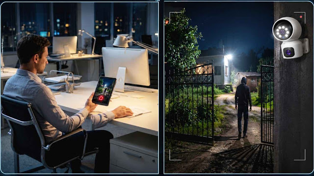 remote live view cctv camera monitoring from mobile phone
