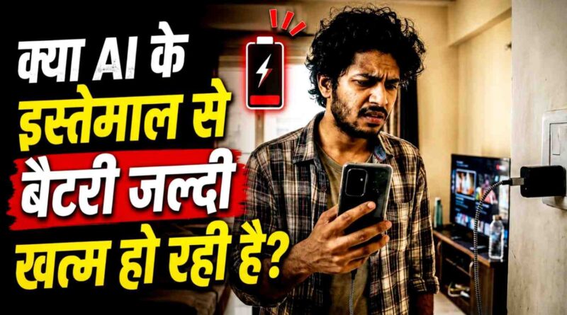 AI Apps and Battery Drain warning for smartphone users