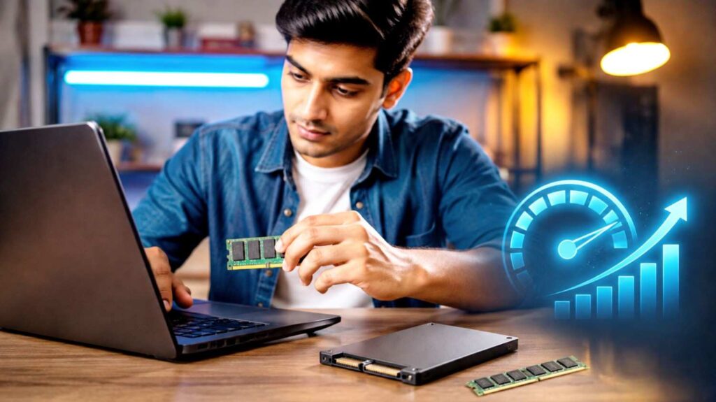 hdd to ssd upgrade for laptop speed up