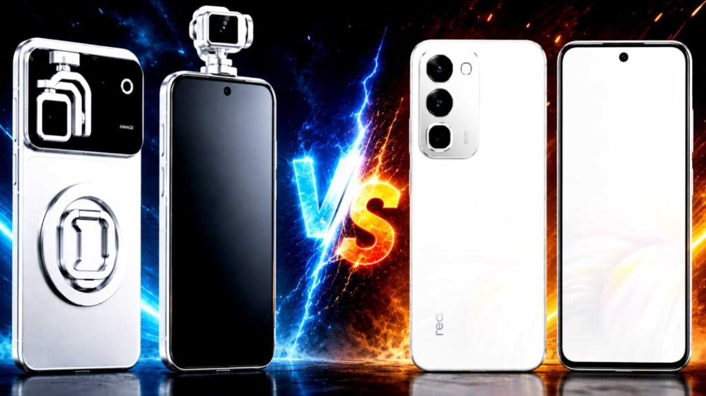 Honor Robot Phone vs Realme 16x 5G comparison feature image