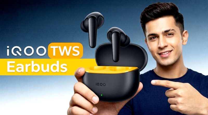 iQOO Buds launch in India showcasing stylish open charging case and wireless earbuds design