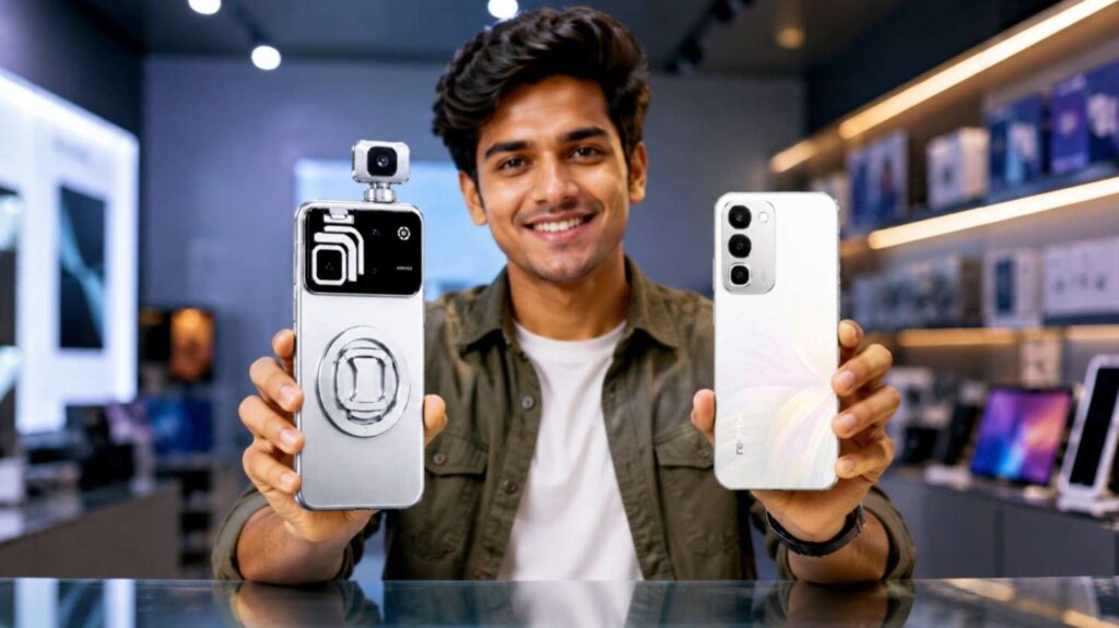 Honor Robot Phone and Realme 16x 5G hands on comparison