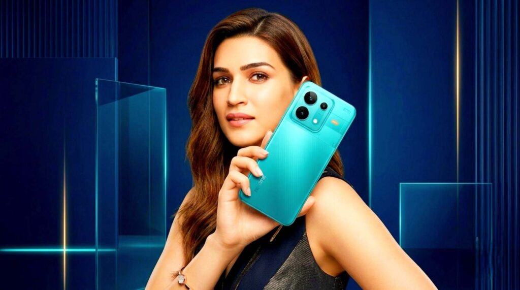 Realme P4s 5G rear panel look in sea green color for review and verdict