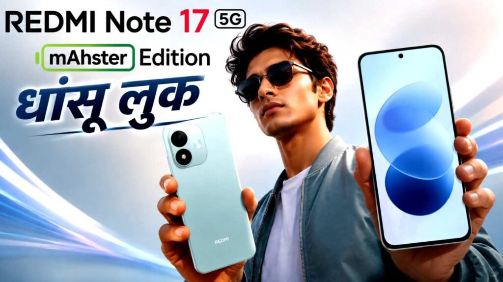 Redmi Note 17 5G mAhster Edition premium design with 8000mAh battery