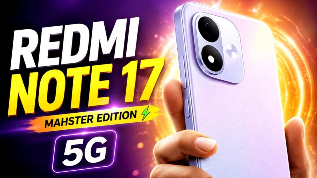 Redmi Note 17 5G mAhster Edition First Look and Design