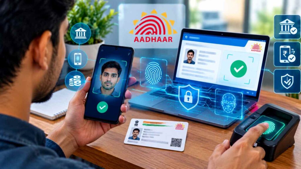 how to aadhaar face authentication and biometric verification on mobile