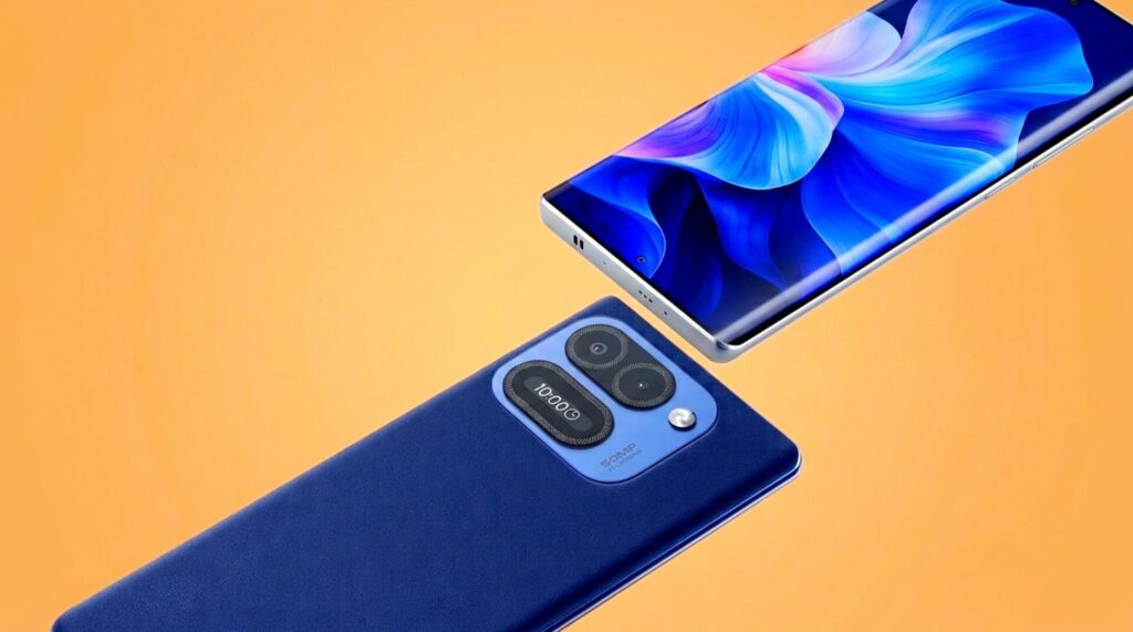 Lava Virat Curve 5G design with rear display and curved screen