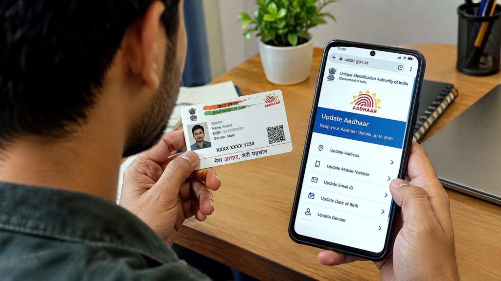 new rule aadhaar update online process