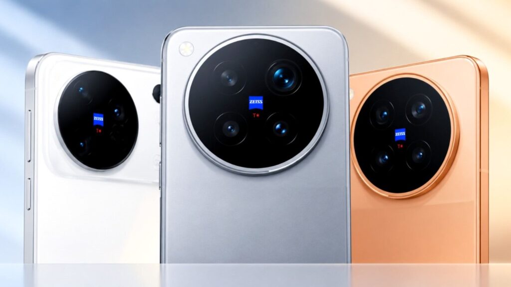 Vivo X500 Pro Max design colors and ZEISS camera module
