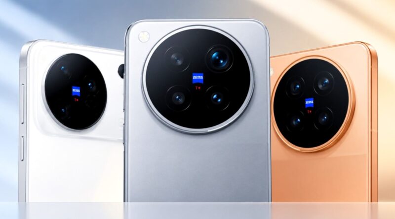 Vivo X500 Pro Max design colors and ZEISS camera module