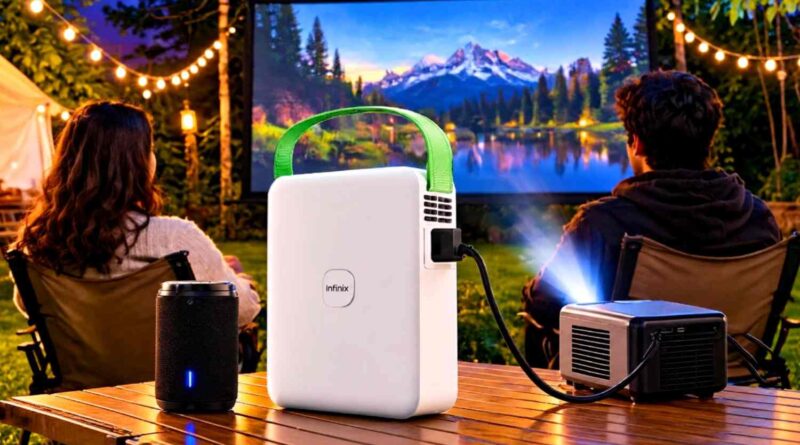 Infinix XEnergy portable power station for camping