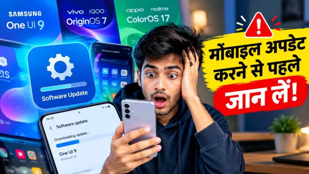 what happens after mobile software update and how to fix software update problem in phone