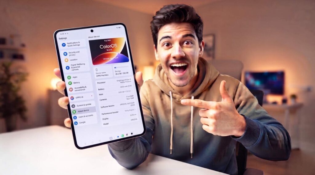 Oppo Pad Mini First Look Specs and Design