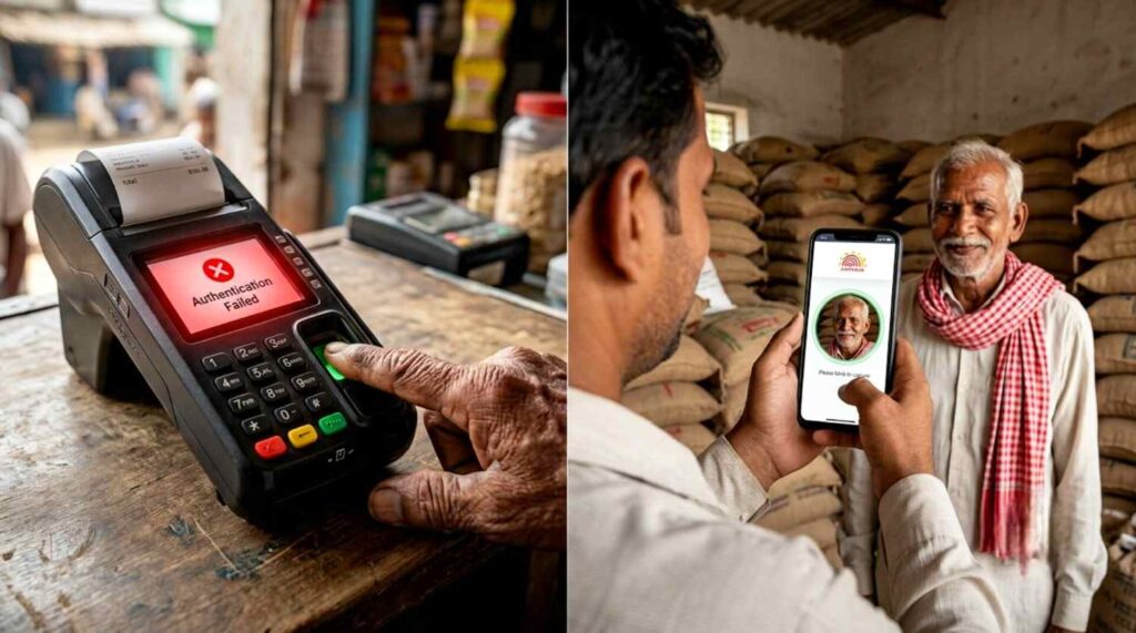 Ration Card Fingerprint Problem Solution