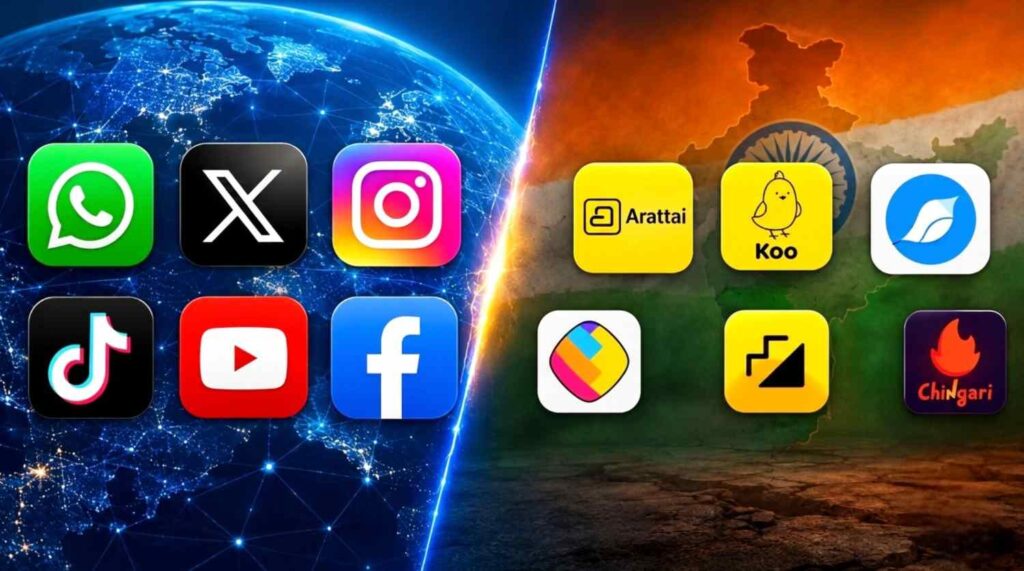 why indian apps fail koo arattai sharechat josh moj vs whatsapp twitter x instagram tiktok facebook youtube